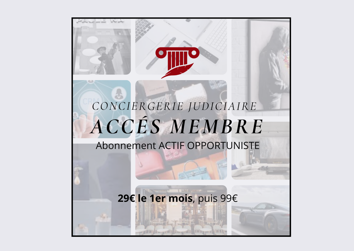 ACTIF OPPORTUNISTE - 29€ le 1er mois, puis 99€