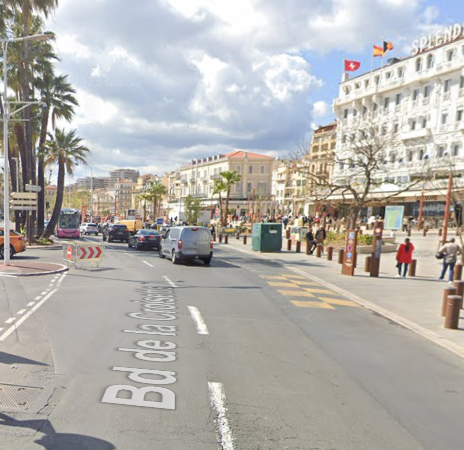 Immeuble résidentiel à Cannes avec un appartement et deux studios, visible sur l'image, en liquidation judiciaire.